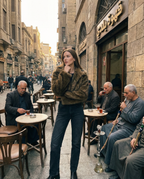 Fauxy Brown Fur Cropped Jacket