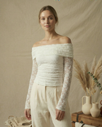 Off Shoulder Lace Top