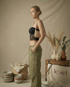 Floral Lace Cropped-Top