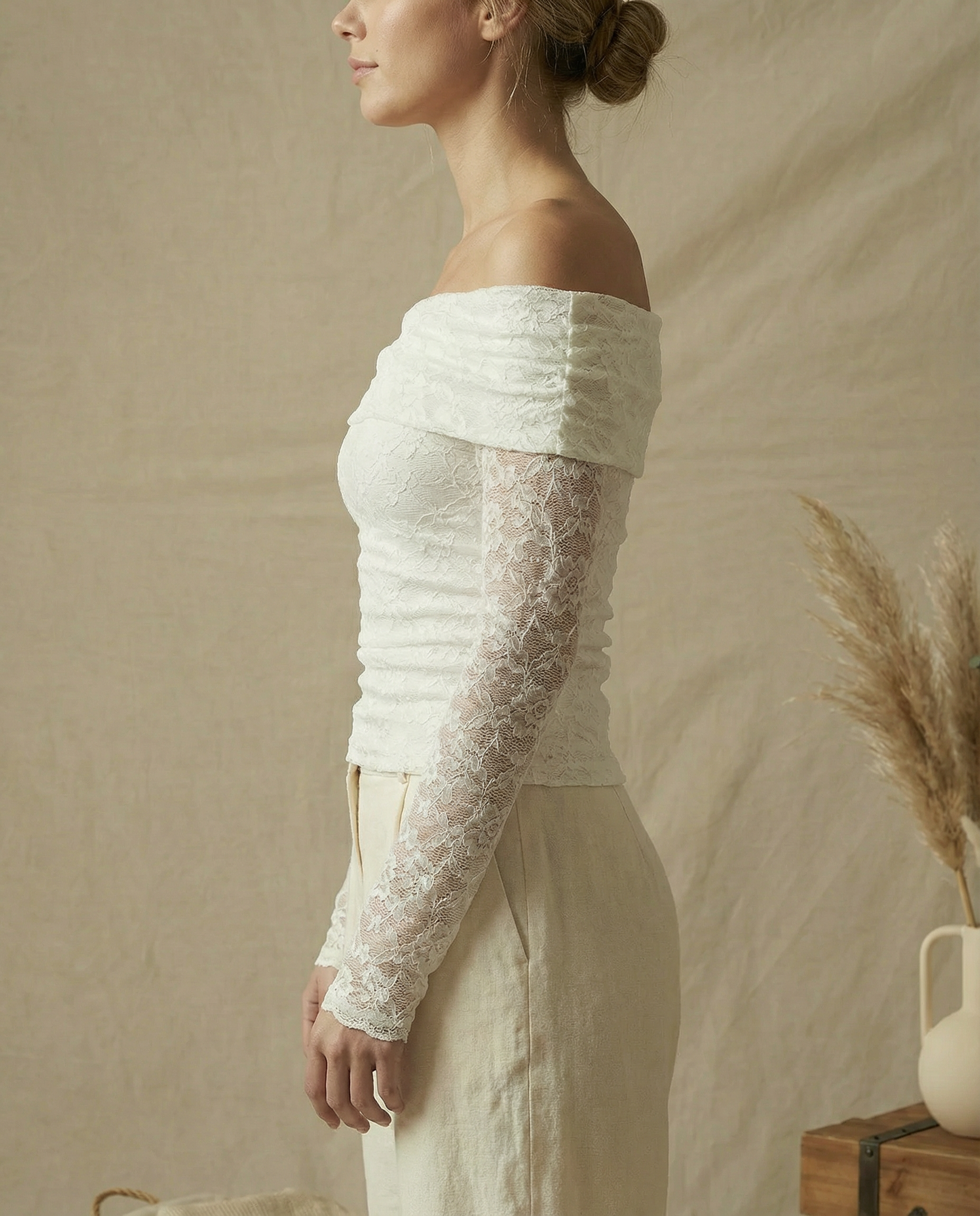 Off Shoulder Lace Top