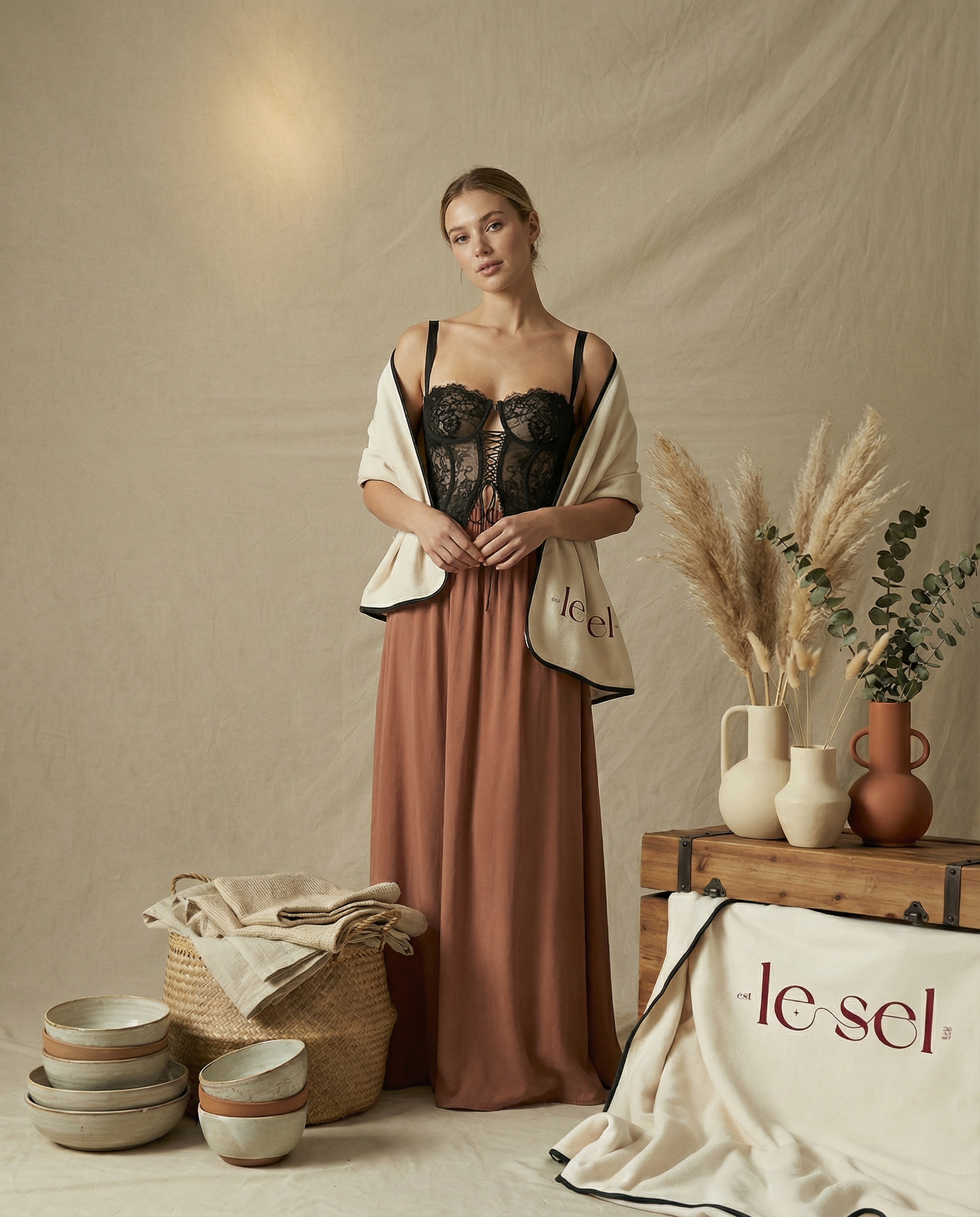 Butterfly Lace Cropped-Top