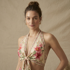 SMR Floral Knotted Set - Beige